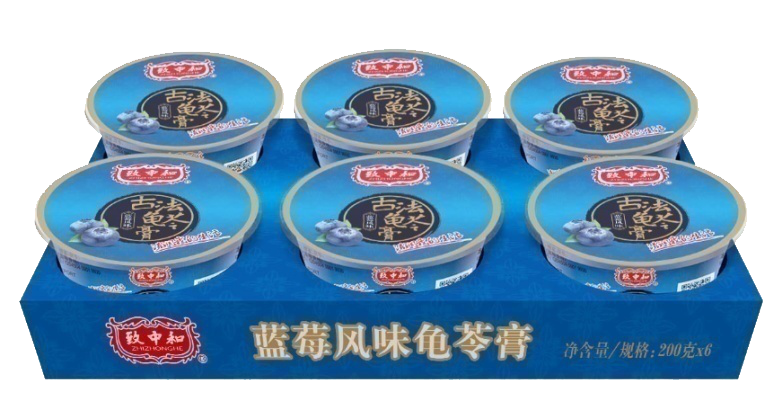 致中和蓝莓味龟苓膏200g