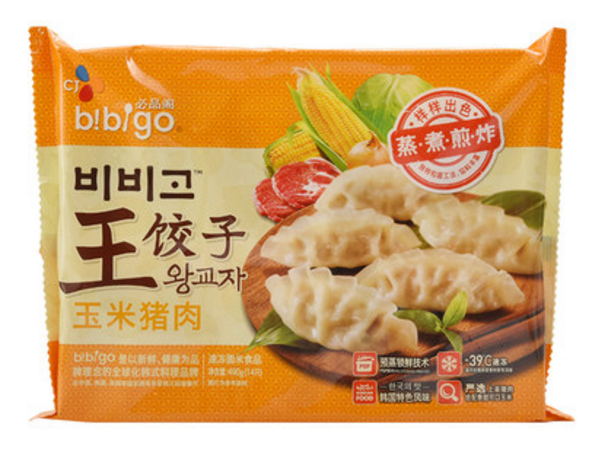 必品阁王饺子玉米猪肉490g